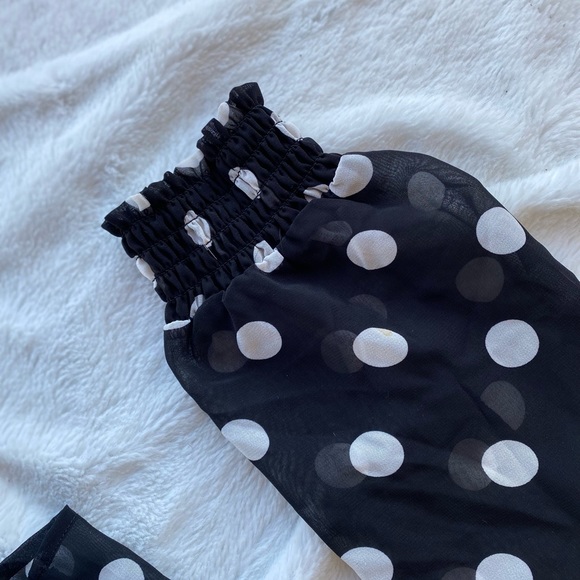 Torrid top long sleeve polka dot blouse - Picture 4 of 4